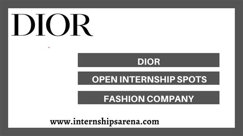 dior 2023 internship|christian Dior internships.